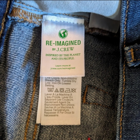 J.Crew Denim Rolled Cuff Shorts, Size 30, 3 inch inseam - Picture 7 of 8